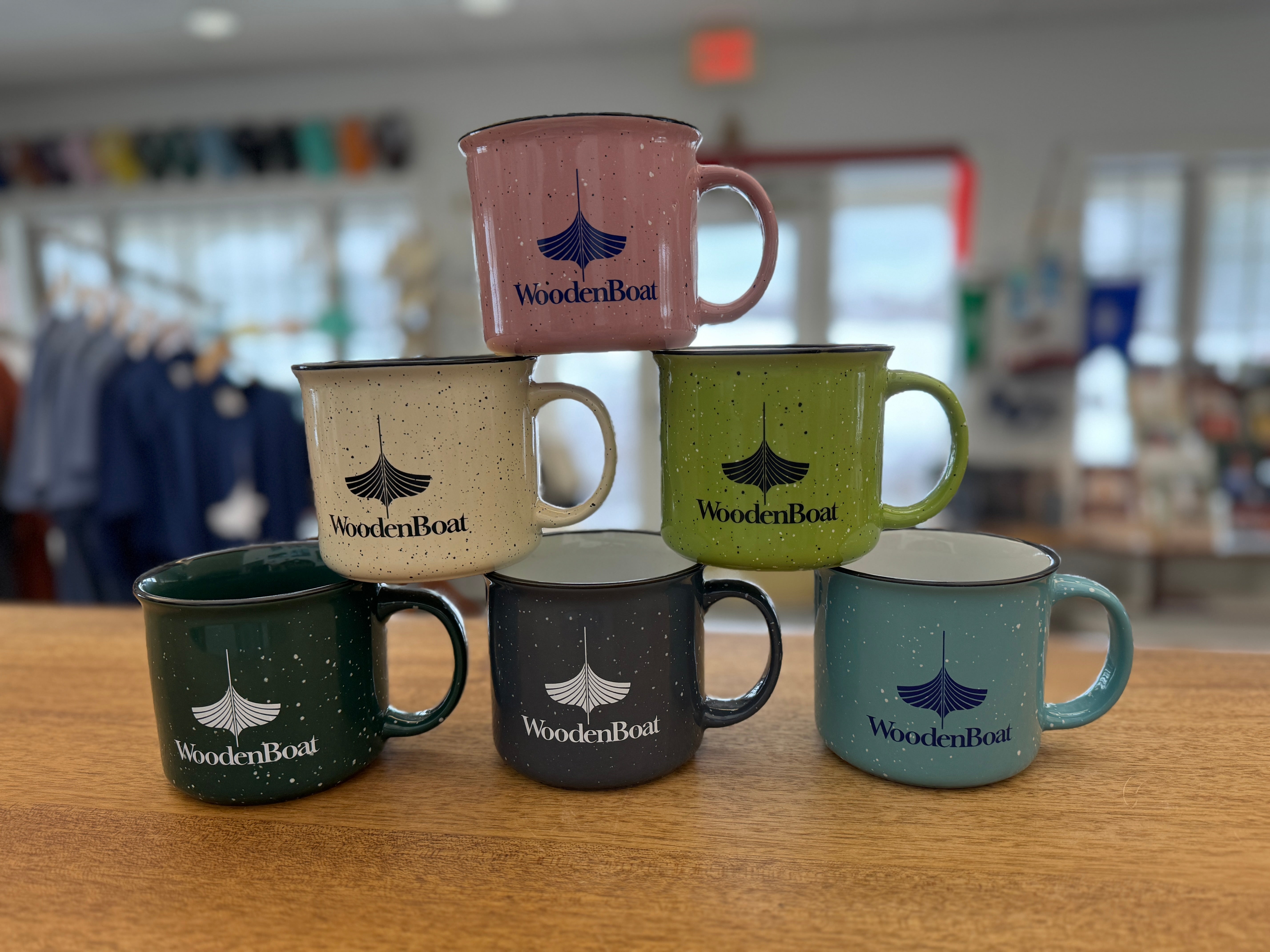 WoodenBoat Camp Mug Lime Green
