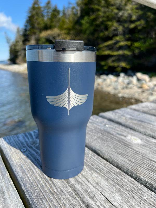 WoodenBoat 20oz Navy Blue Tumbler by RTIC Outdoors,