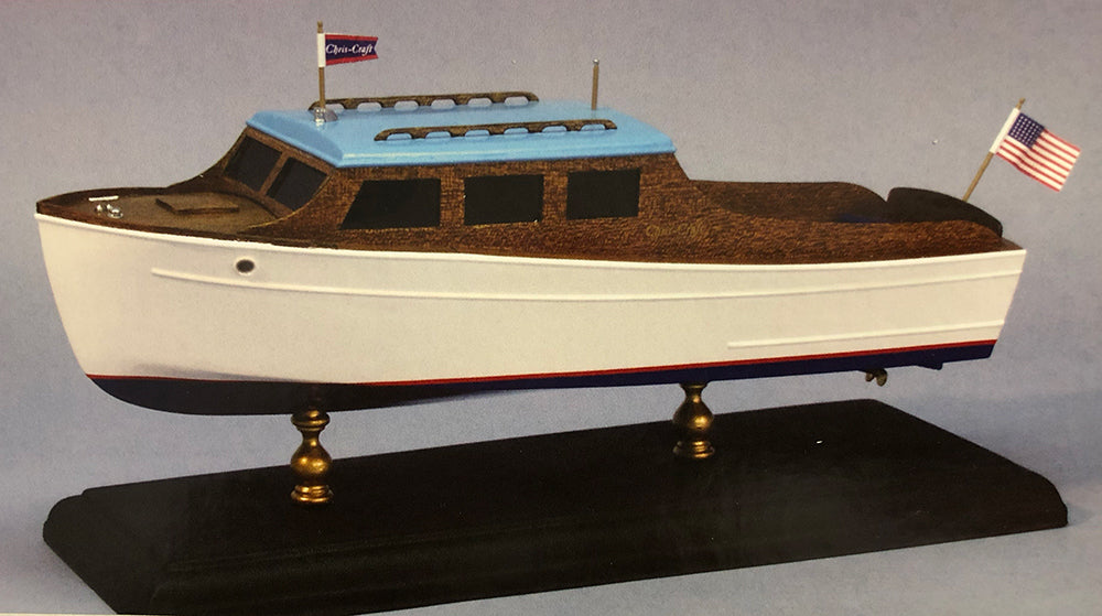 12-1/2 1935 Chris Craft 25' SteamLine Cruiser Laser Cut Kit (1/24 Scale) Dumas