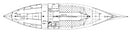 plan 32 mystic sharpie ketch overhead