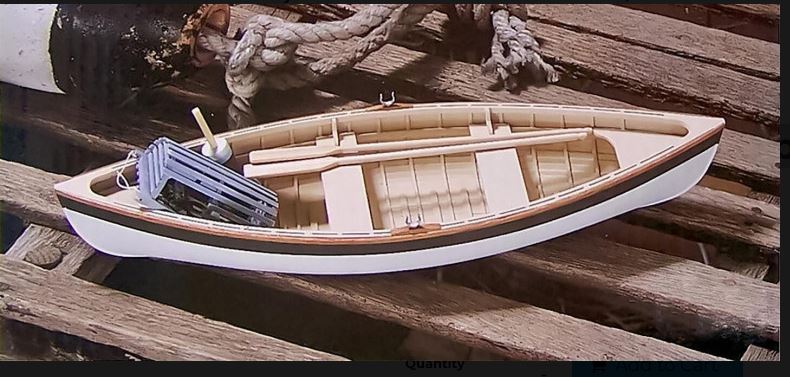 Midwest The Maine Peapod Kit Wooden Boat Model Wooden Boat Model Kit