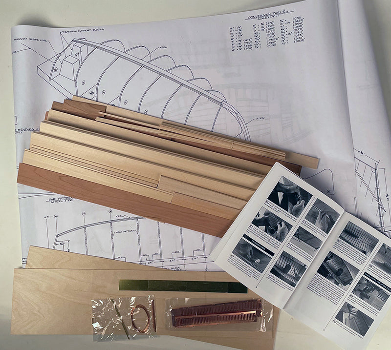 Plans, wood, harward, instructions... included with the kit.