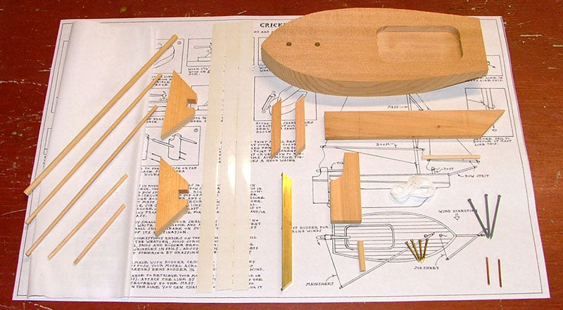 Lug Rigged Sloop Model Kit - Cricket