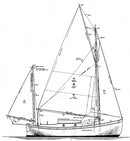 Williams 24' Gaff Yawl - STUDY PLAN -
