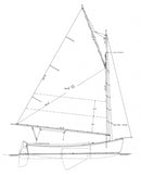 15 Cold Molded Catboat Marsh Cat profile
