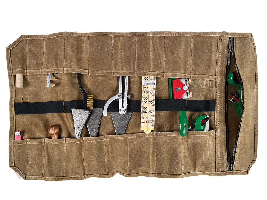 Waxed Canvas Tool Roll - Main Image
