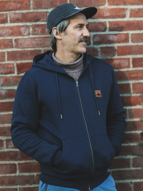 Boatyard Zip Hoodie by WoodenBoat