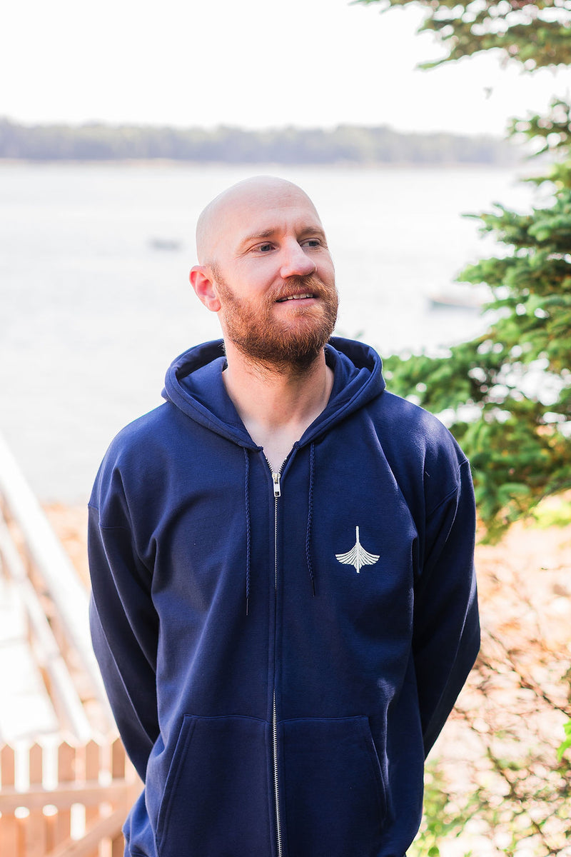Full-Zip Hooded Sweatshirt 90/10