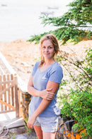 Ladies Garment-Dyed V-Neck T-Shirt