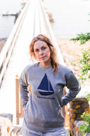 Sailboat Logo Premium Crew Neck Sweatshirts