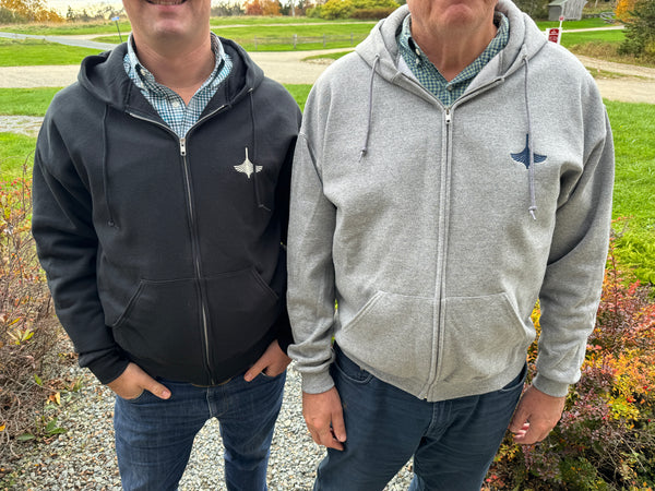 Full-Zip Hooded Sweatshirt 50/50  in 3 Colors*