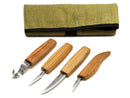 Beavercraft set of 4 carving knives