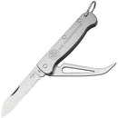 Multitool with knife blade on a white background
