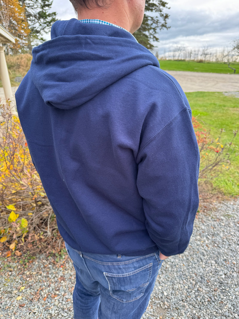 Full-Zip Hooded Sweatshirt 50/50  in 3 Colors*