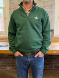 Quarter Zip Sweatshirt w/WoodenBoat Logo in 4 Colors