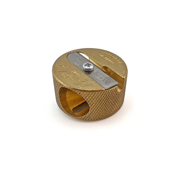 M&R Discos Double Brass Pencil Sharpener