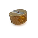 M&R Discos Double Brass Pencil Sharpener