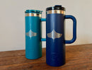 Road trip travel mugs