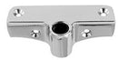 OARLOCK SOCKET - EDGE MOUNT CHROME PLATED ZINC
