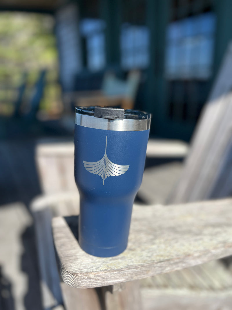 WoodenBoat 20oz Navy Blue Tumbler by RTIC Outdoors,