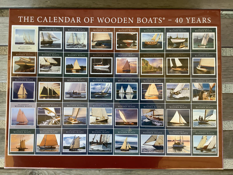 40th Anniversary Puzzle of the Calendar of Wooden Boats