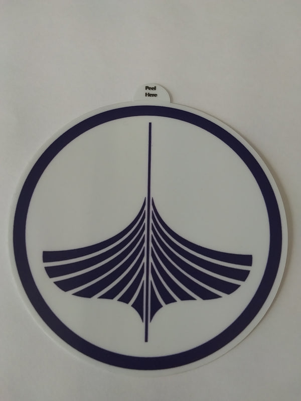 WoodenBoat Sticker Round