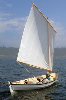 16' pulling boat Shearwater sailing photo