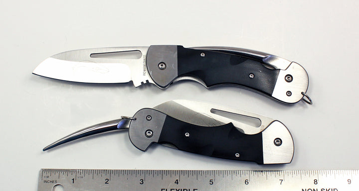 Myerchin G10 Black Handle Captain Rigger's Knife BF300