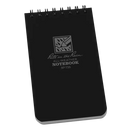 Rite in the Rain: Top Spiral Notebook Black 3 x 5