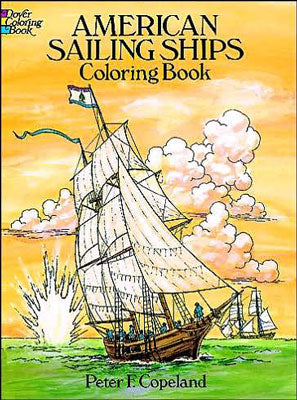 American Sailing Ships Coloring Book