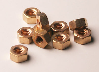 1/4 x 20 Bronze Hex Nut -Single