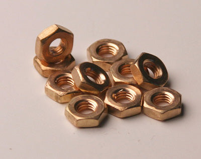 10-32 BR Hex Nut - Bag 10