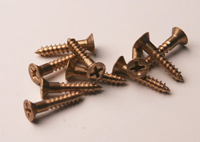 #8 Bronze Flat Head Wood Screws