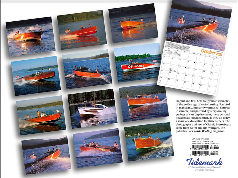 2021 Classic Motorboats Calendar