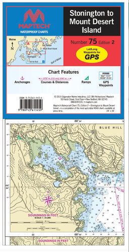 Chart #75 - Stonington to Mount Desert Island