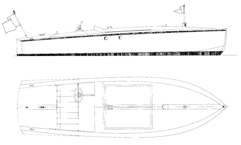 16' Gentlemans Runabout profile