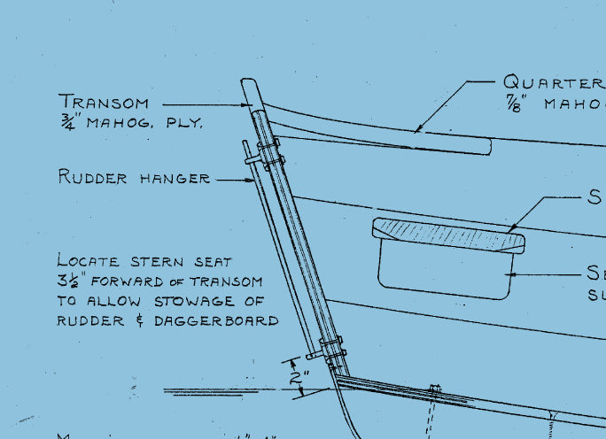 Rudder Mounting Hardware