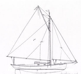 Harris 26' Gaff Sloop - STUDY PLAN-