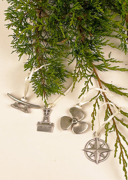 Pewter Nautical Ornaments