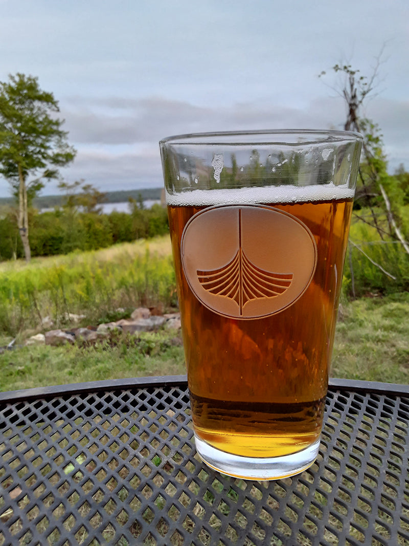 WoodenBoat Pint Glass - Single or Set of Four