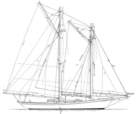 Alden Schooner Malabar II - STUDY PLAN -