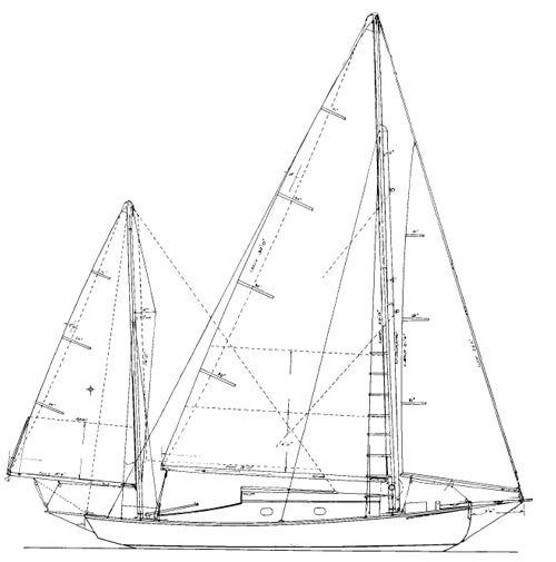 25' Sea Bird Yawl - STUDY PLAN-