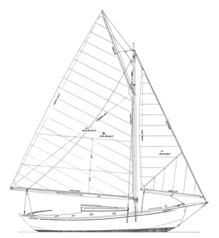 Zimmer 21' Gaff Sloop - STUDY PLAN-