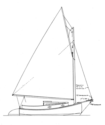 Wittholz 17' Catboat - STUDY PLAN-