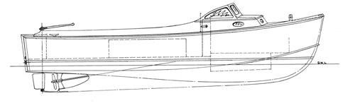 Eldridge McInnis 25' Bassboat