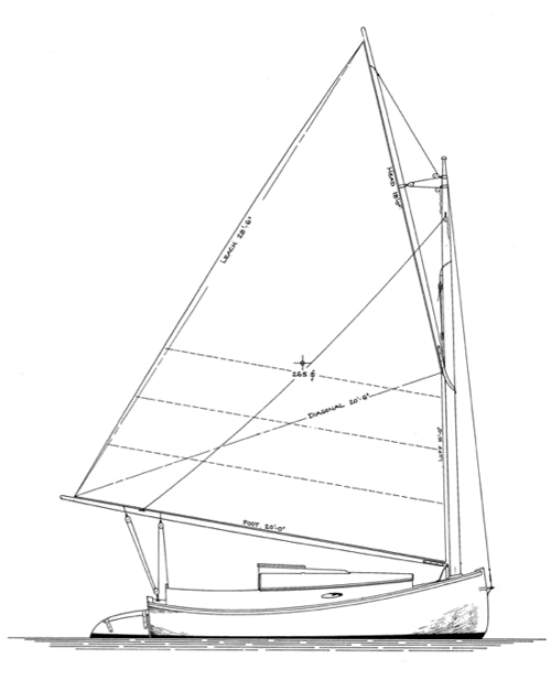Williams 18' Catboat - STUDY PLAN-