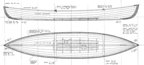 12 paddling sailing canoe wee rob profile