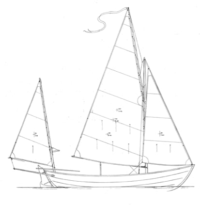 19 6 Caledonia Yawl profile