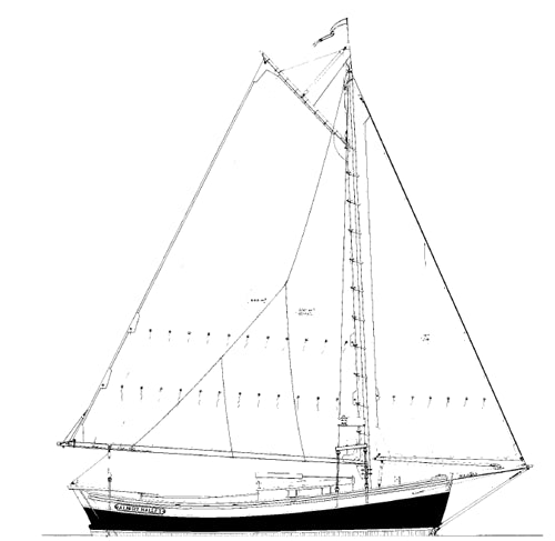 25'9 Eastport Pinky LUBEC BOAT - STUDY PLAN-