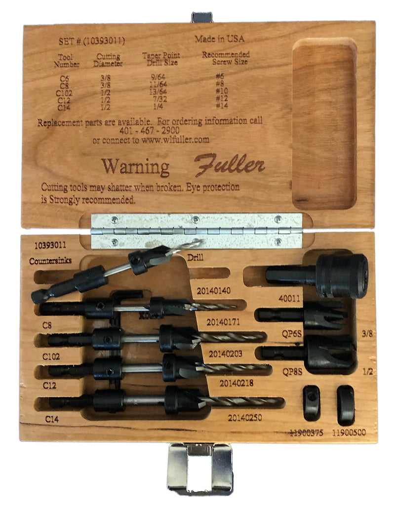 Quick Release Taper Drills/Countersinks - Boxed Set